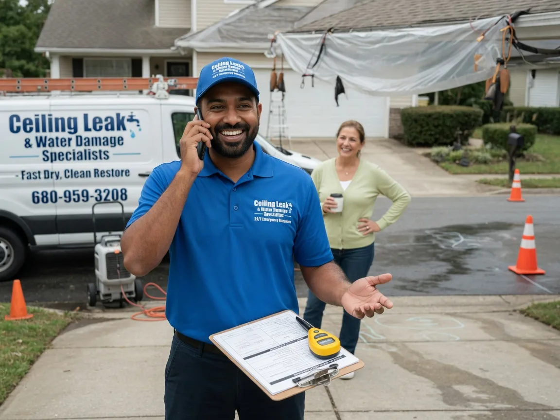 Ceiling Leak Cleanup Lake Ann, MI FAQs